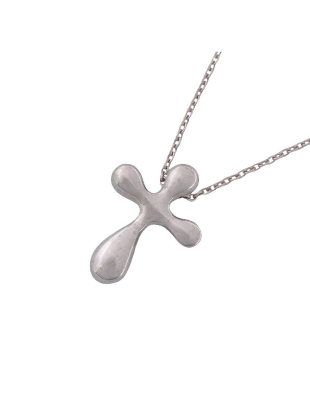 Tiffany & Co Necklace Small Cross 925 Sterling Silver